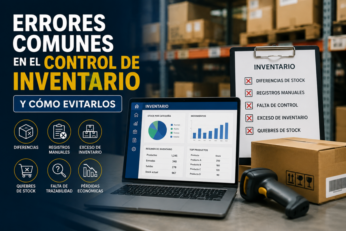 Errores comunes en el control de inventario y cómo evitarlos - FastFact