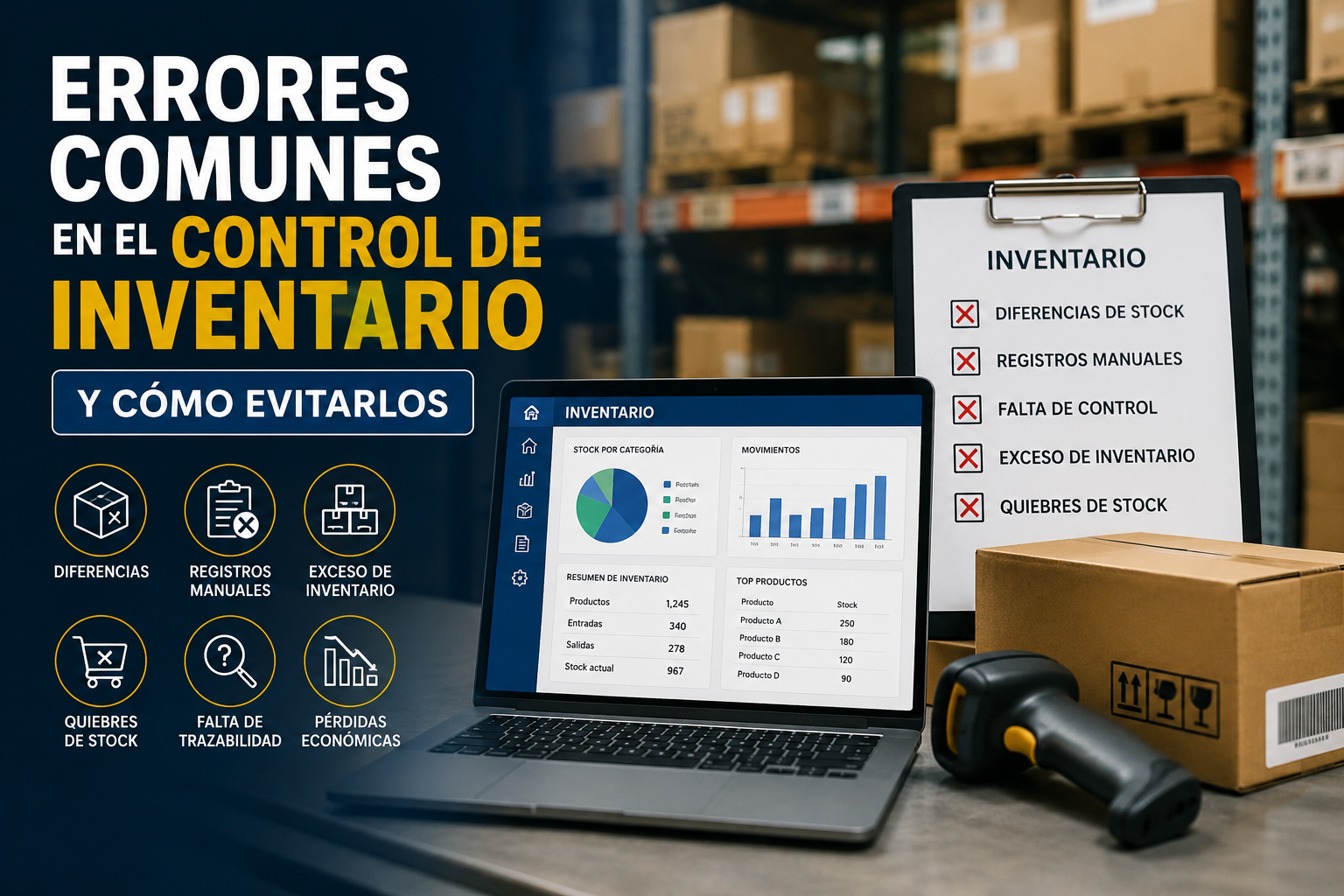 Errores comunes en el inventario