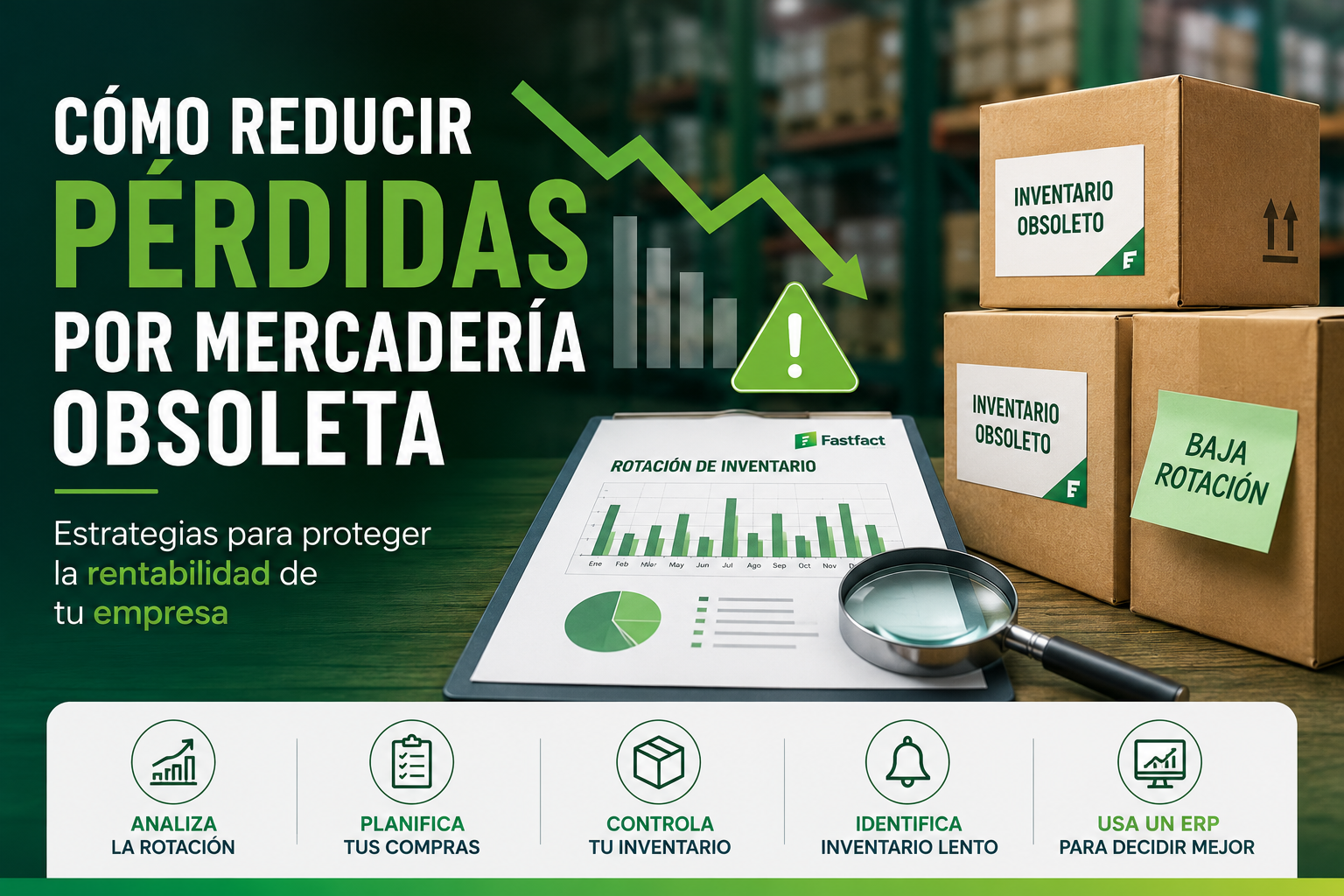 Cómo reducir pérdidas por mercadería obsoleta