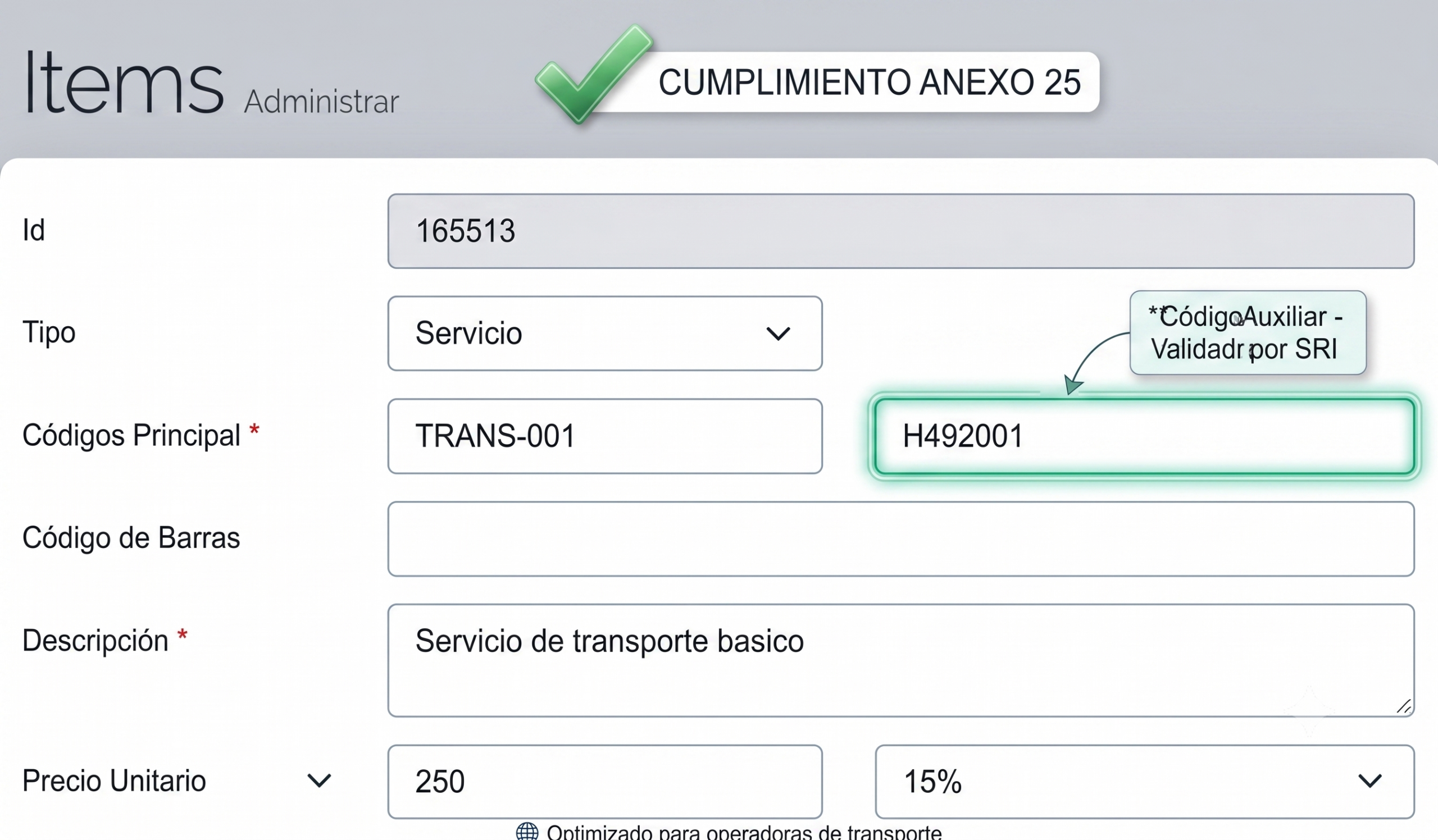 anexo 25 transporte anexo 25 transporte