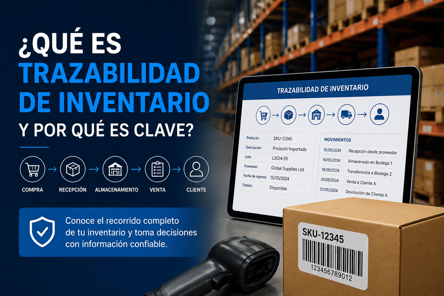 Qué es la trazabilidad de inventario y por qué es clave para una empresa
